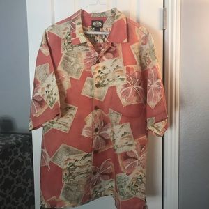Tommy Bahama Relaxed Linen Tiki Hut Hawaiian Shirt